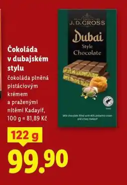Lidl Čokoláda v dubajském stylu nabídka