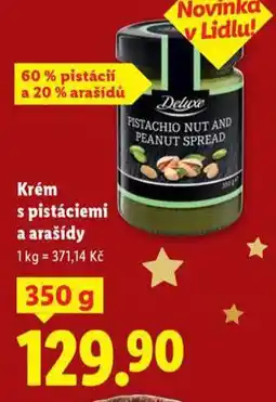 Lidl Krém s pistáciemi a arašídy nabídka
