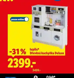 Lidl Dřevěná kuchyňka deluxe nabídka