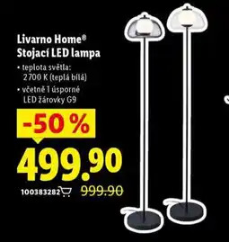 Lidl Stojací led lampa nabídka