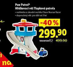Lidl Paw patrol hlídkovací věž tlapková patrola nabídka