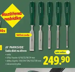 Lidl Sada dlát na dřevo nabídka