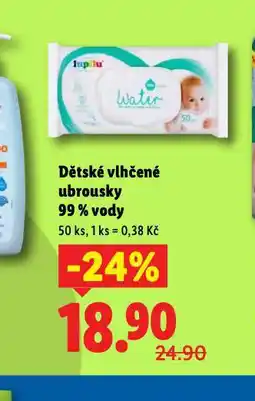 Lidl Lupilu dětské vlhčené ubrousky nabídka