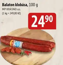 Bala Balaton klobása nabídka