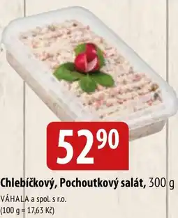 Bala Chlebíčkový, Pochoutkový salát nabídka