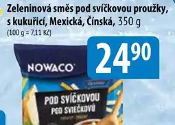 Bala Nowaco Zeleninová směs pod svíčkovou proužky, s kukuřicí, Mexická, Čínská nabídka