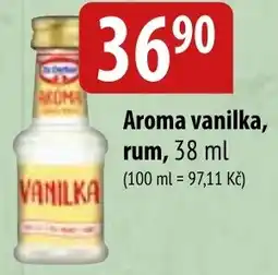 Bala Dr.Oetker Aroma vanilka, rum nabídka