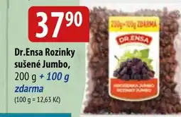 Bala Dr.Ensa Rozinky sušené Jumbo nabídka