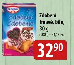 Bala Dr.Oetker Zdobení tmavé, bílé, nabídka