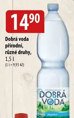 Bala Dobrá voda přírodní nabídka