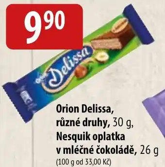 Orion Delissa, Nesquik oplatka v mléčné čokoládě