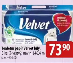Bala Toaletní papír Velvet bílý nabídka