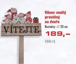 Uni Hobby Věnec umělý proutěný na dveře nabídka