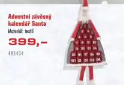 Uni Hobby Adventní závěsný kalendář Santa nabídka