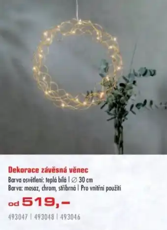 Uni Hobby Dekorace závěsná věnec nabídka