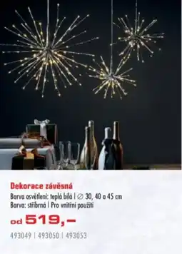 Uni Hobby Dekorace závěsná nabídka