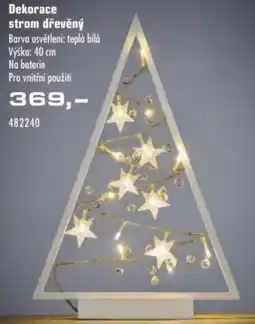 Uni Hobby Dekorace strom dřevěný nabídka