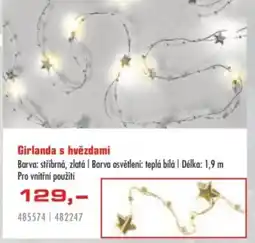 Uni Hobby Girlanda s hvězdami nabídka