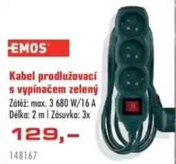 Uni Hobby Kabel prodlužovací s vypínačem zelený nabídka