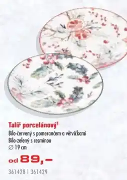Uni Hobby Talíř porcelánový¹ nabídka