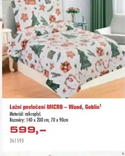 Uni Hobby Ložní povlečení MICRO - Wood, Goblin nabídka