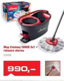 Uni Hobby Mop třásňový TURBO 3v1 + rukavice zdarma nabídka