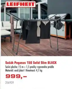 Uni Hobby Sušák Pegasus 150 Solid Slim BLACK nabídka