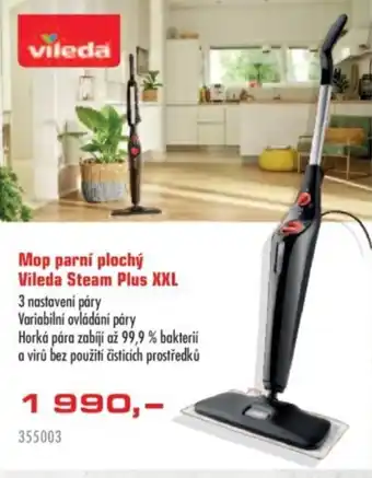 Uni Hobby Mop parní plochý Vileda Steam Plus XXL nabídka