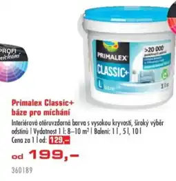 Uni Hobby Primalex Classic+ báze pro míchání nabídka