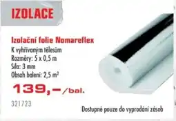 Uni Hobby Izolační folie Nomareflex nabídka