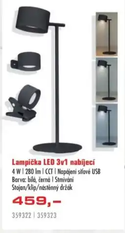 Uni Hobby Lampička LED 3v1 nabíjecí nabídka