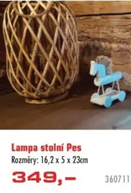 Uni Hobby Lampa stolní Pes nabídka