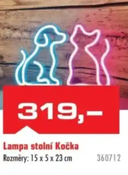 Uni Hobby Lampa stolní Kočka nabídka