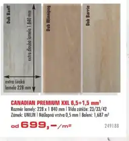 Uni Hobby Canadian premium xxl 6,5+1,5 mm nabídka
