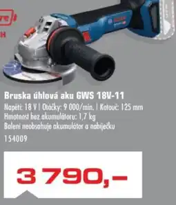 Uni Hobby BOSCH Bruska úhlová aku GWS 18V-11 nabídka