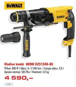 Uni Hobby DEWALT Kladivo kombi 800W D25134K-QS nabídka