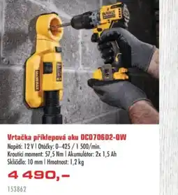 Uni Hobby DEWALT Vrtačka příklepová aku DCD706D2-QW nabídka