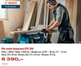 Uni Hobby BOSCH Pila stolní kotoučová GTS 254 nabídka