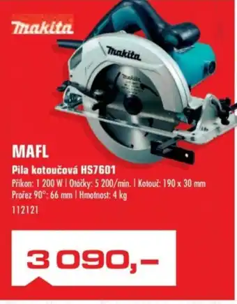 Uni Hobby Makita Pila kotoučová HS7601 nabídka