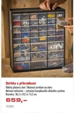 Uni Hobby Skříňka s přihrádkami nabídka