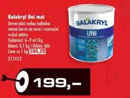 Uni Hobby Balakryl Uni mat nabídka