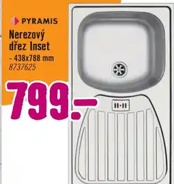 Hornbach Nerezový dřez Inset nabídka