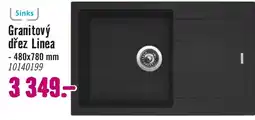 Hornbach Granitový dřez Linea nabídka