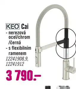 Hornbach Cai - nerezová ocel/chrom /černá - s flexibilním ramenem nabídka