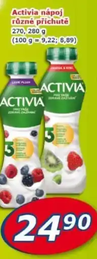ESO MARKET Activia nápoj nabídka
