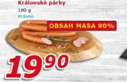 ESO MARKET Královské párky nabídka