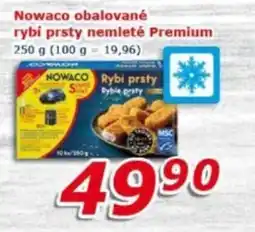 ESO MARKET Nowaco obalované rybí prsty nemleté Premium nabídka