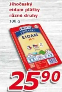 ESO MARKET Madeta Jihočeský eidam plátky nabídka
