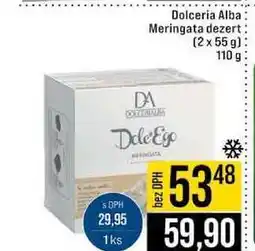 Jip Dolceria Alba Meringata dezert (2x 55 g) 110 g nabídka