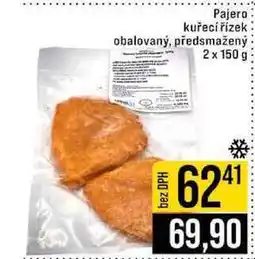 Jip Pajero kuřecí řízek obalovaný, předsmažený 2 x 150 g nabídka